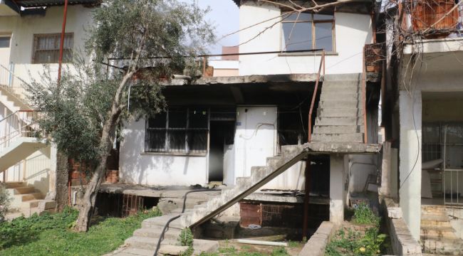 Üst kat komşusu evi yaktı yaşlı adam canını zor kurtardı