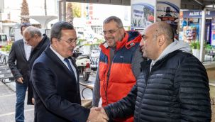Başkan Batur’dan Gıda Çarşısı  esnafına ‘destek teşekkürü