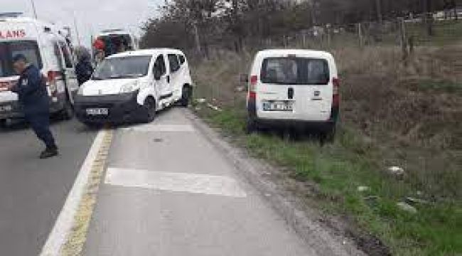 Bolu'da trafik kazası