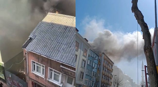 Fatih'te Kur'an kursunda yangın