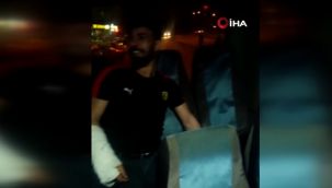 Minibüste yolculuk yaparken elini koltuğun arasına sıkıştırdı