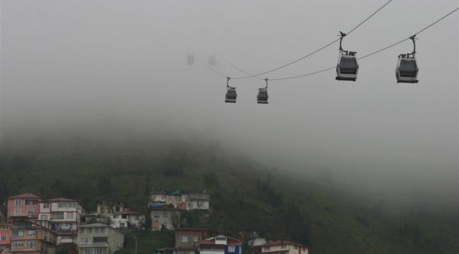 Ordu'da sis güzelliği