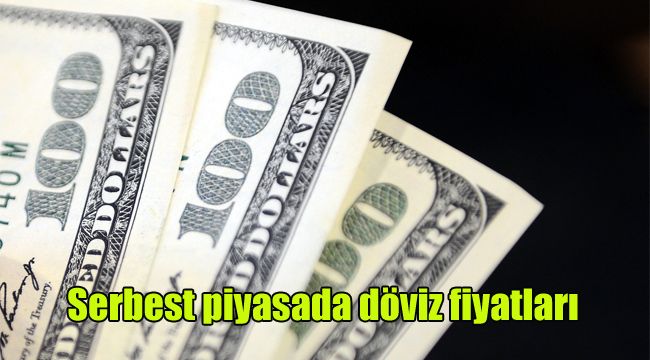 Serbest piyasada döviz fiyatları