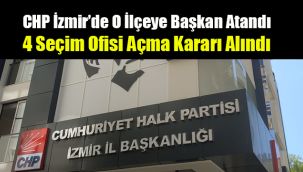 Urla'ya yeni başkan, İzmir'e 4 seçim ofisi kararı