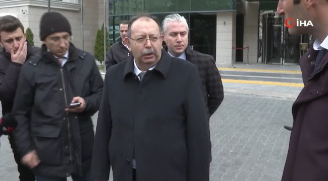 YSK Başkanı Ahmet Yener: Bugün seçime yeterliliğe sahip olan siyasi partileri belirleyeceğiz