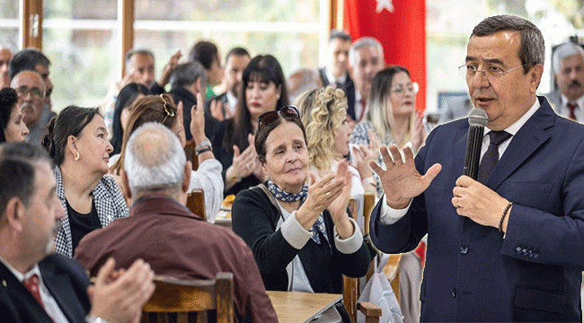 Başkan Batur Muhtarlarla buluştu: 14 Mayıs ülkenin geleceği