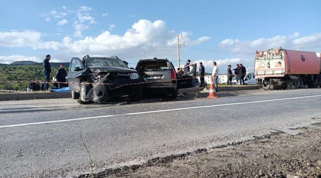 Bergama’da zincirleme trafik kazası