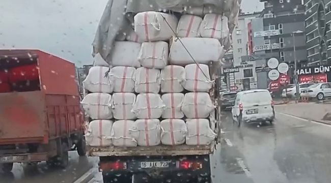 Bursa'da tehlikeli taşımacılık