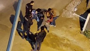 Dayak yediği kocasını polise vermemek için direndi