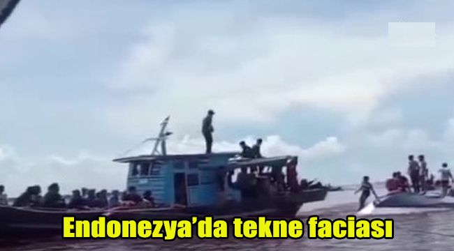 Endenozya’da tekne faciası