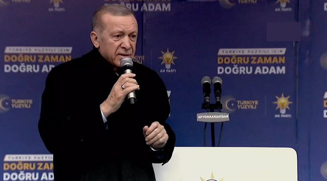 Erdoğan seçim startını Afyon'dan verdi