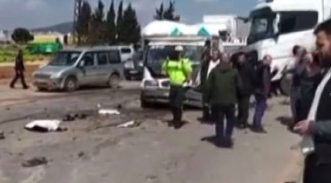 Gaziantep'te 8 aracın karıştığı zincirleme trafik kazası