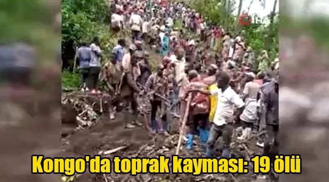 Kongo'da toprak kayması