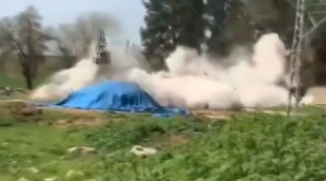 Kontrollü minare yıkımı faciayla son buldu