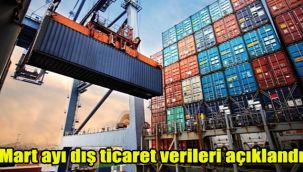 Mart ayı dış ticaret verileri açıklandı