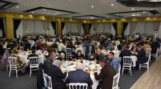 Menemen'de şehit ve gaziler iftarda buluştu