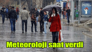 Meteoroloji saat verdi