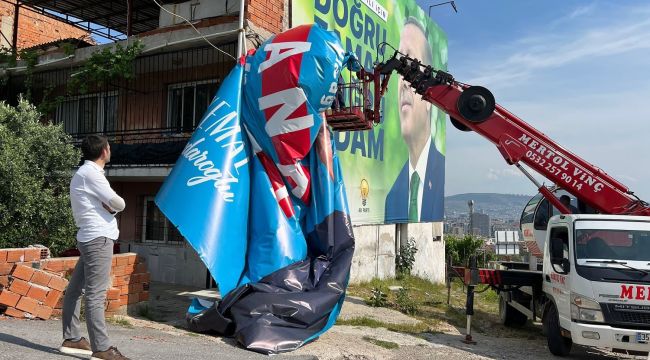 AK Parti'den CHP'li belediyeye ağır suçlama: Afiş alanımızı gasp ettiler