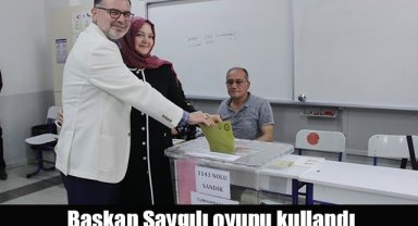 AK Partili Saygılı oyunu kullandı