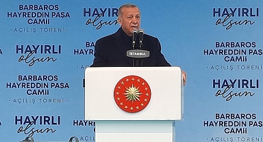 Barbaros Hayrettin Paşa Camii Erdoğan'ın katılımıyla açıldı