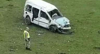 Çıldır'da feci kaza