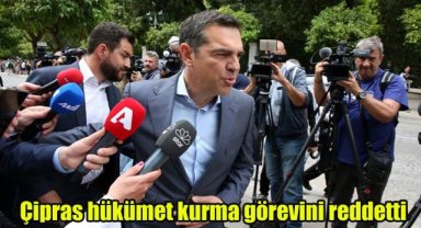 Çipras hükümet kurma görevini reddetti