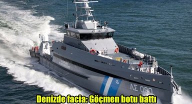 Denizde facia: Göçmen botu battı