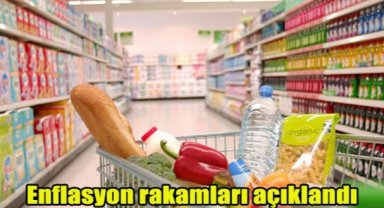 Enflasyon rakamları açıklandı