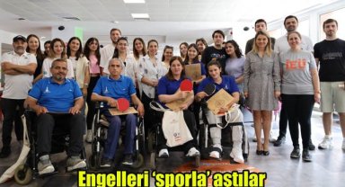 Engelleri ‘sporla’ aştılar