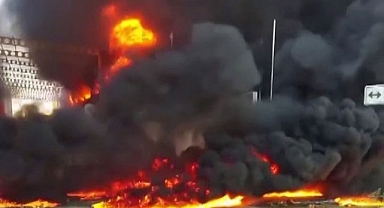 Fabrikada büyük yangın