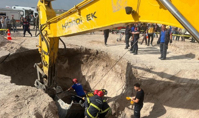 İş makinesi operatörünün feci ölümü
