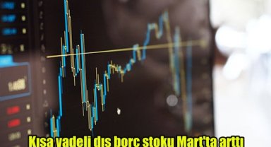 Kısa vadeli dış borç stoku Mart'ta arttı