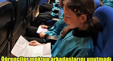 Öğrenciler mektup arkadaşlarını unutmadı