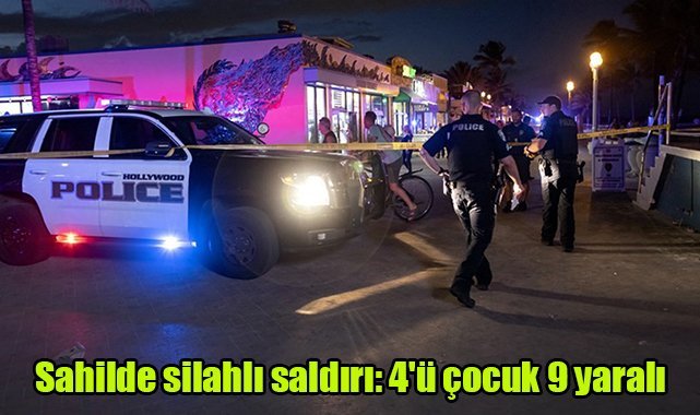 Sahilde silahlı saldırı: 4'ü çocuk 9 yaralı