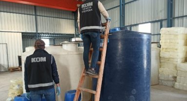 Sahte içki fabrikası kurmuşlar: 38 ton sahte alkol ele geçirildi