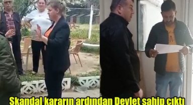 Skandal kararın ardından Devlet sahip çıktı