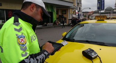 Taksiciye 4 bin 64 lira ceza yazdı