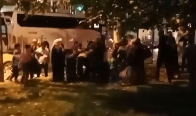 Taksim'de  dilencilerin para kavgası