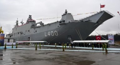 TCG Anadolu’nun ilk ziyaretçileri gurur yaşadı