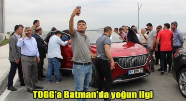 TOGG'a Batman'da yoğun ilgi
