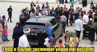 TOGG'a Elazığlı seçmenler yoğun ilgi gösterdi