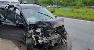 Trabzon'da trafik kazası