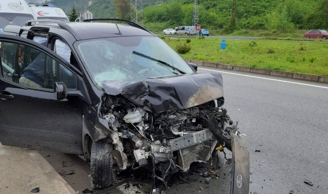 Trabzon'da trafik kazası