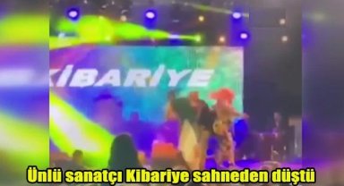 Ünlü sanatçı Kibariye sahneden düştü