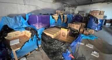 13 bin şişe sahte içki ele geçirildi