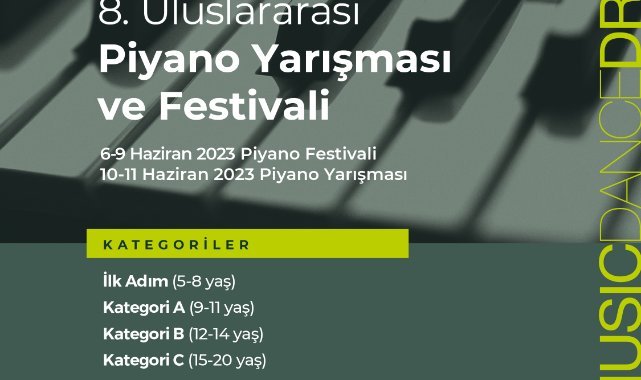 8. Uluslararası Piyano Yarışması ve Festivali  Ege Perla’da