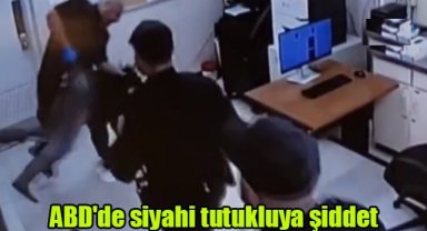 ABD'de siyahi tutukluya şiddet