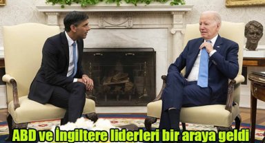 ABD ve İngiltere liderleri bir araya geldi