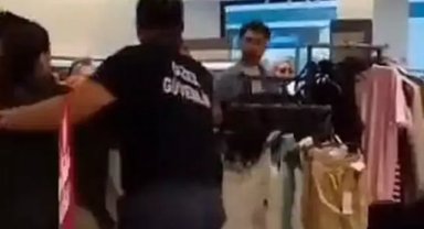 Alışveriş merkezinde kıyafet kavgası