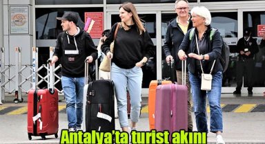 Antalya'ya turist akını